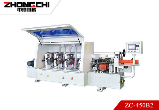 ZC-450B2 Μηχανή Ταινίας Ξύλου Αυτοματοποιημένη ταχύτητα τροφοδοσίας 18-24m/Min