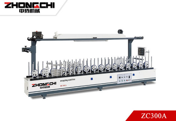 Μηχανή τυλίγματος προφίλ ξύλου ZC300A 5.5Kw γραμμές τυλίγματος προφίλ